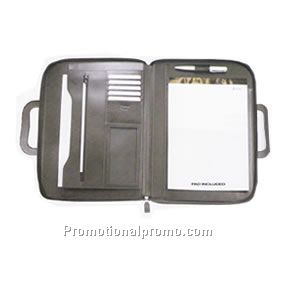 A4 Leather duet drop handle folder