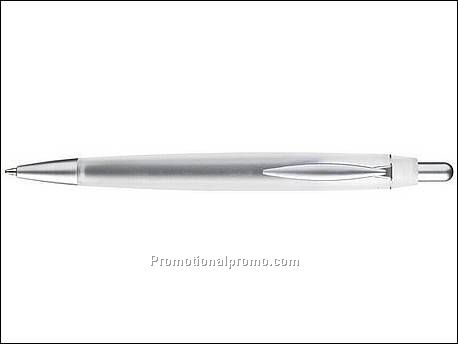 Albany. Balpen. Blauw schrijvend.