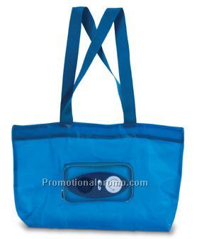 Beach bag with radio