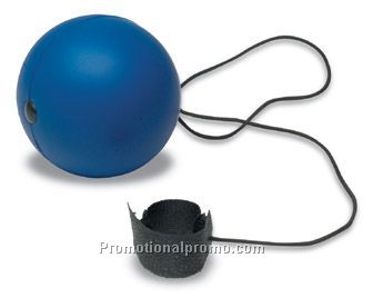 Anti-stress ball with cord