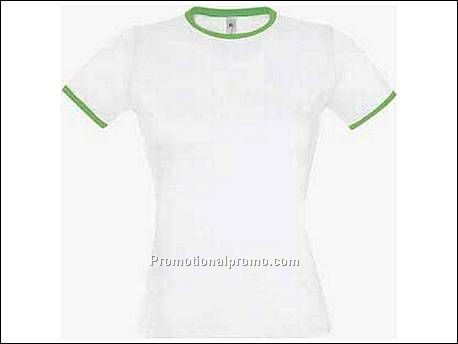 B&C Women-Only Play White/Real Green