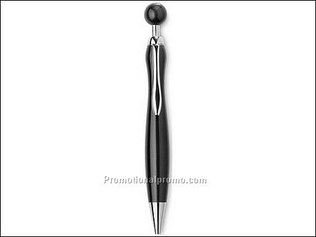 Balpen met chromen details