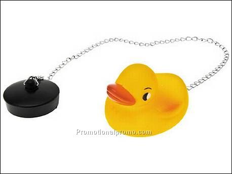 Bath plug w. floating duck