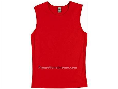 Bella T-shirt Crew Sleeveless, red