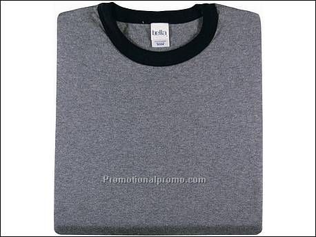 Bella T-shirt Ringer S/S, Dhthr/Black