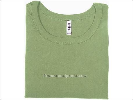 Bella T-shirt Scoop neck, Moss Green