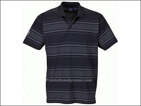 Bunker striped polo. Voorgewassen. Kn...