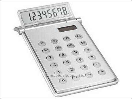 Calculator, doorzichtig display...