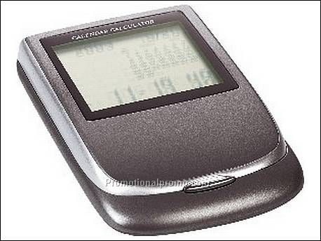 Calculator met wereldtijdenklok en...