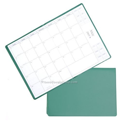 Calendar Monthly Planner -  7 x 10 Contemporary Deluxe