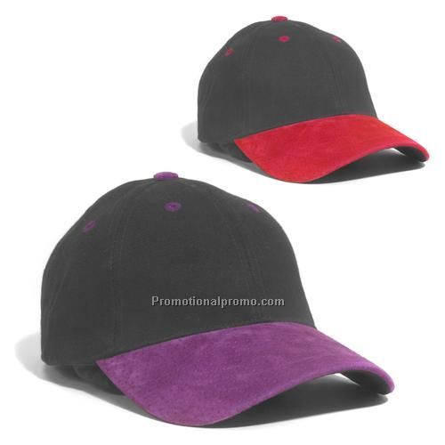 Cap - Brushed Heavy Cotton, Suede Visor