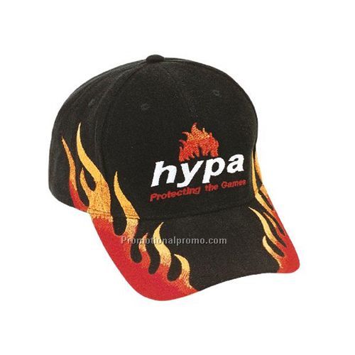 Cap - Brushed Heavy Cotton with Double Flame
