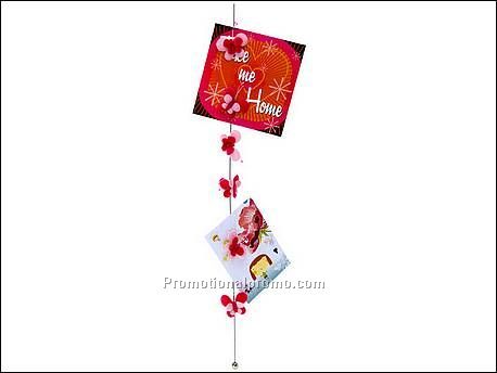 Card & photoholder Pink Butterfly...