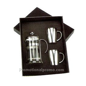 Coffee plunger gift box set