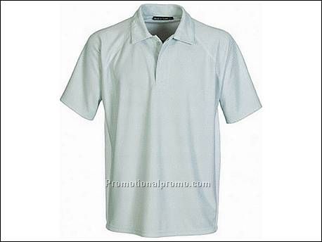 Cool Fit raglan polo. Kraag in dezelf...