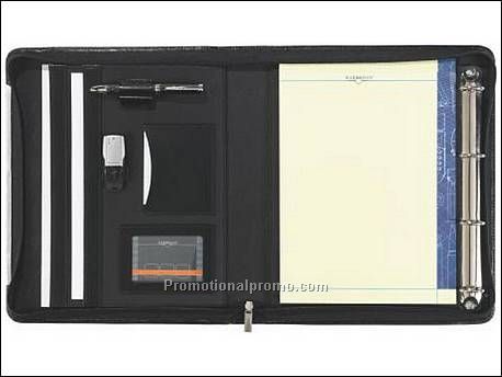 Deluxe portfolio met metalen rand. Po...