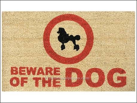 Door mat Beware of the dog