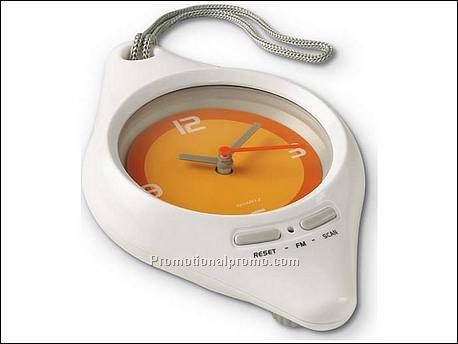 Doucheradio met klok