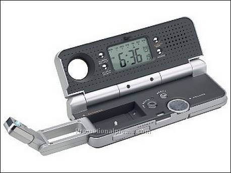 FM scanradio, zelfopenend display,...