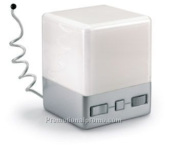 FM radio w. changing moodlight