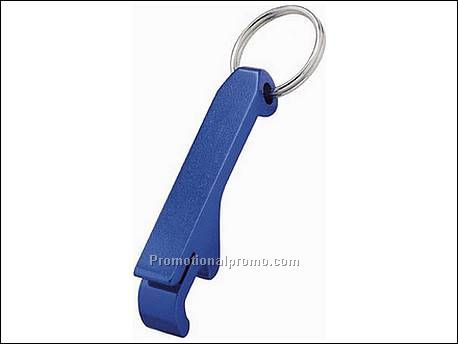 Fles- en blikopener. Aluminium.