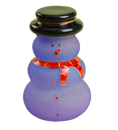 hand painted snowman jar
  
   
     
    