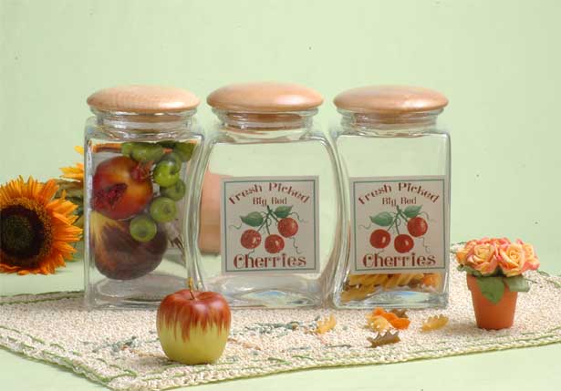 storage jar with decal
  
   
     
    