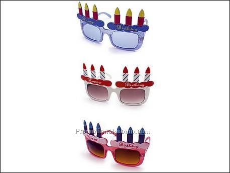 Glasses Happy Birthday, ass. colors