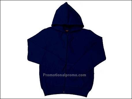 Hanes Men's Sweater Beefy Hooded Jacket, Navy