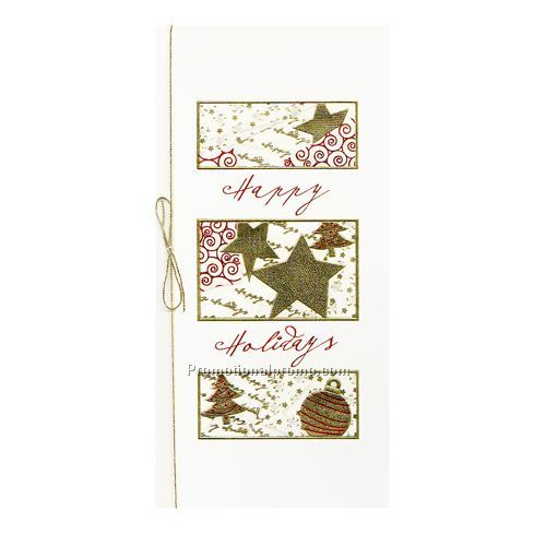 Holiday Card - Happy Holidays Windows