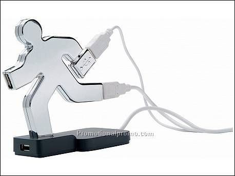 Hubman USB Hub. 4 poorten.