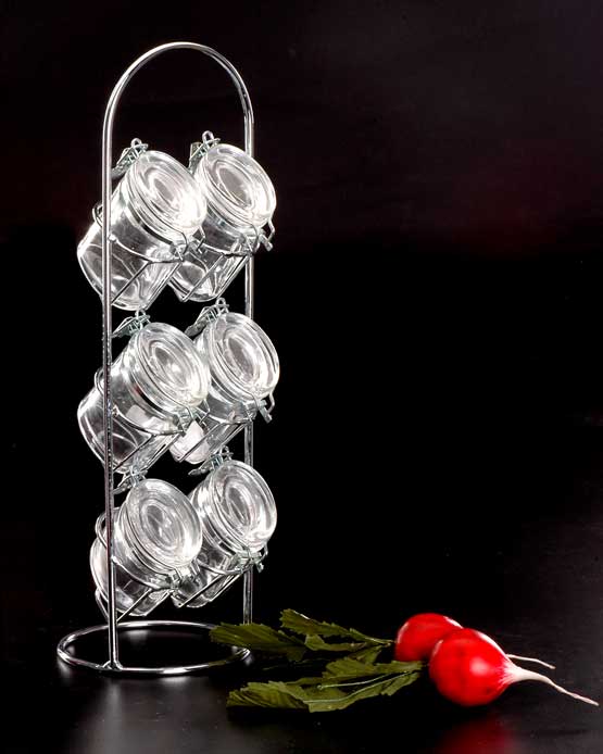 spice set with metal stand
  
   
     
    