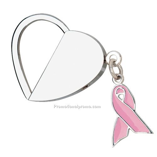 Keyholder - Breast Cancer Awareness Heart