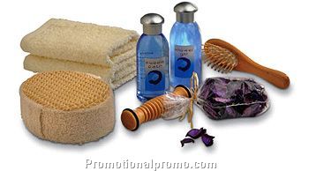 LAVENDER BATH SET WITH TOWEL