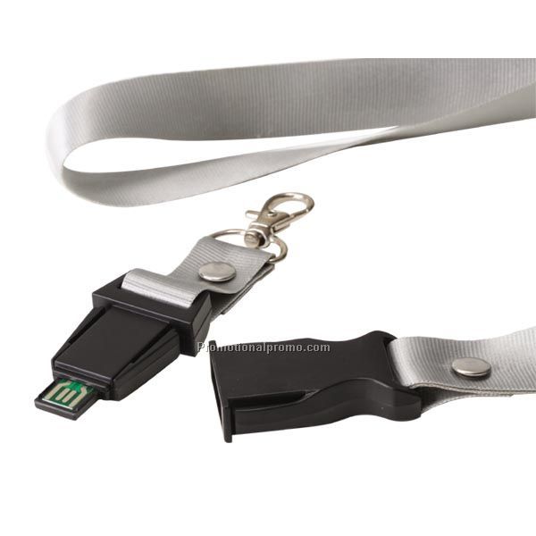 Lanyard with USB Flash Drive UB-1625GY