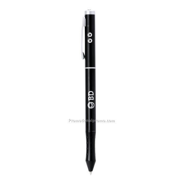 Laser Pointer/LED Light Pen w/Stylus LP-401BK