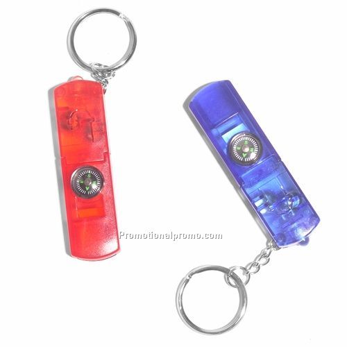 Light - Whistle Key Light with Compass