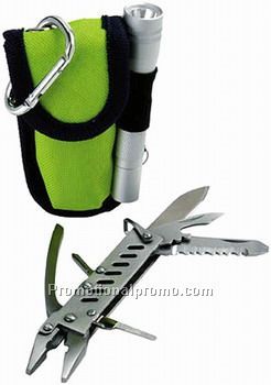 MULTI TOOL IN POUCH WITH TORCH