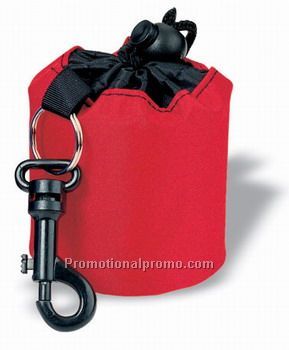 Mini-duffle bag with snap hook