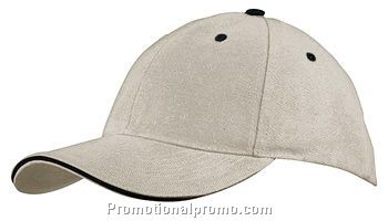 NEWCASTLE 6 PANEL HEAVY TWILL SANDWICH CAP