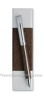 Novel. Metallic ball pen