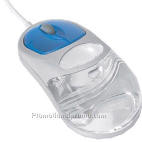 Plastic aqua mouse