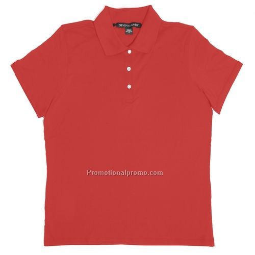 Polo Shirt - Devon & Jones Men's Jersey Polo, Egyptian Cotton