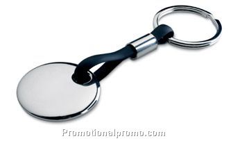 Radius. Round metal key ring