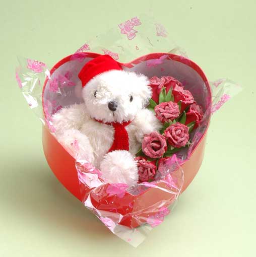 rose and bear for valentine's day
  
   
     
    