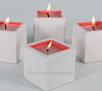 Set 4 candles ceramic