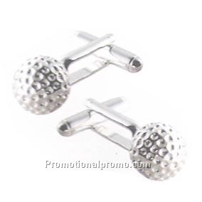 Silver cuff link set