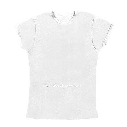 T-Shirt - Bella Ladies' Crewneck, Short Sleeve White