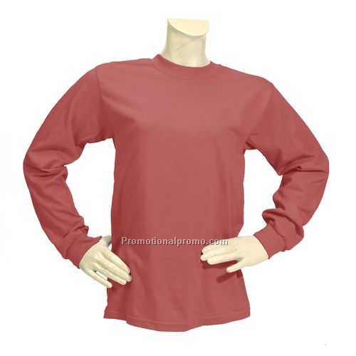 T-Shirt - Hanes Beefy-T - 100% Cotton Long Sleeve T-Shirt: Colors