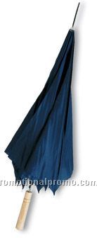 Umbrella with wooden grip